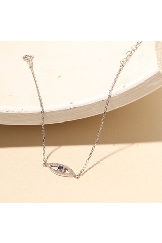 Göz Efektli Bileklik 718504 Silver