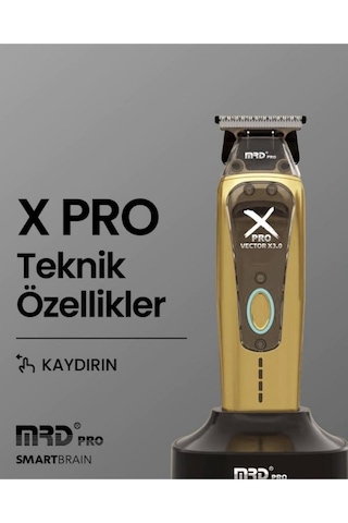 Mrd Gmt-999 Pro-x 3.0 Profesyonel Sakal Kesme Makinesi Gold