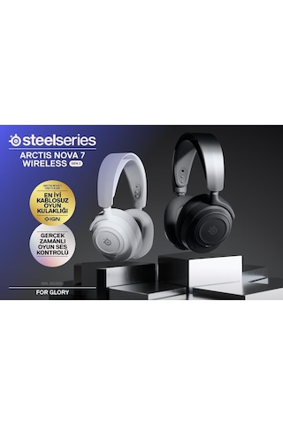 Steelseries Arctis Nova 7p Gen2 Kablosuz Siyah Gaming Kulaklık