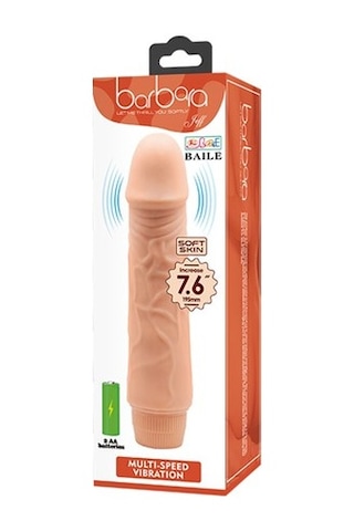 Zaga Oyun Güçlü Titreşimli 19.5 CM Realistik Vibratör Gerçekci Penis Dildo