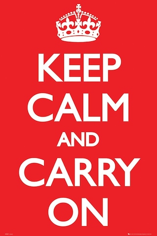 Keep Calm And Carry On Maxı Poster Keep Calm And Carry On Maxı Poster