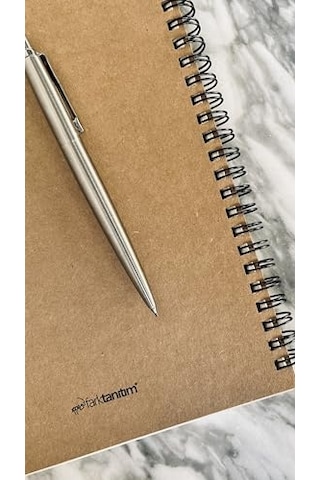 Kapaklı A5 Boyutunda 15x21 Cm 100 Yaprak Çizgili Genel