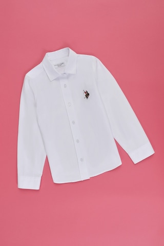 U.S. Polo Assn. U.s. Polo Assn. Kız Çocuk Beyaz Gömlek Basic 50324760-vr013