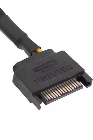 Sata Power To Fan Çevirici 2 Port Y Pin Pwm Çoklayıcı Fan Kablosu