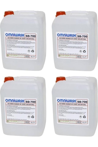 Omniwash Sd-700 Hijyenik Paspas Ve Yüzey Solüsyonu 5000 Ml 4 Adet 4'lü Set