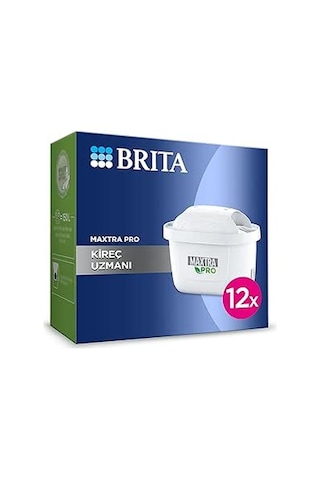 BRITA Maxtra Pro Kireç Uzmanı Yedek Su Arıtma Filtresi 12'li