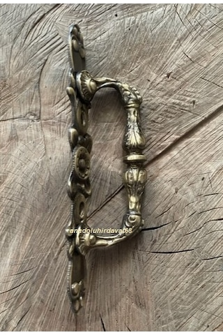 Dmr Antik Sarı Demir Kapı Kulpu Pirinç Ahşap Kapı Kulpu Kapı Çekme Kolu