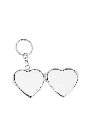 Suntek Katlanır Kalp Şekilli Mini Makyaj Aynası 2'li