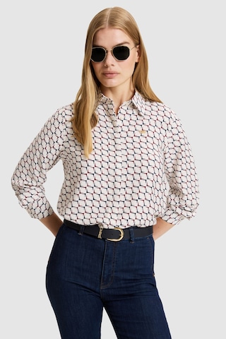 U.S. Polo Assn. Kadın Krem Uzun Kollu Gömlek 50329501-vr256 İnci