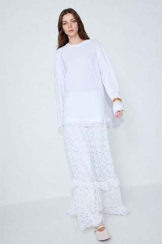 Defacto Relax Fıt Uzun Kollu Ecru Tunik H7727ax26smer105 Ekru-er105