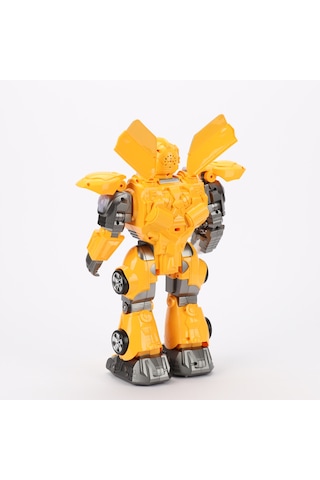 Tower Thunder Uzaktan Kumandalı 40 Cm Robot Sarı Disk Atabilen Işıklı Ve Sesli Robot