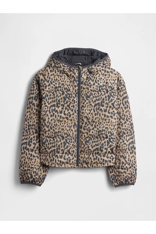 Gap V-frch Lw Logo Puffer Mont Çok Renkli