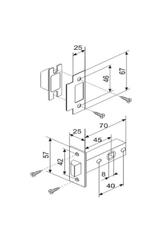 Morellı Morelli İç Kapılar İçin Mandal 91117064