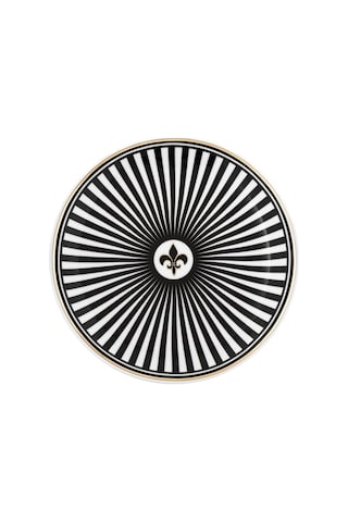 Zm Decor Siyah Aşk Tabak 23 Cm