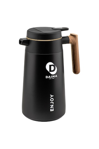 Daima Enjoy 1680 Ml 12 Saat Sıcak 24 Saat Soğuk Siyah Termos Siyah Daima Enjoy 1680 Ml 12 Saat Sıcak 24 Saat Soğuk Siyah Termos Siyah