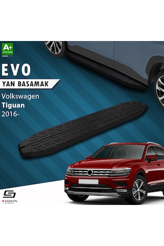 S-dizayn Vw Tiguan 2 Evo Siyah Yan Basamak 173 Cm 2016 Üzeri
