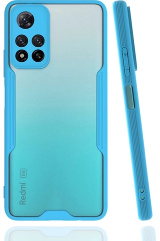 Newface Xiaomi Redmi Note 11 Pro Plus 5g Kılıf Platin Silikon - Mavi