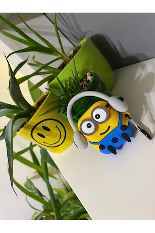 Apple Uyumlu iPhone Pro/pro2 Nesil Koruyucu Bluetooth Kulaklık Kılıfı Minnions Figürlü Minions Airpods Pro/pro2 Nesil