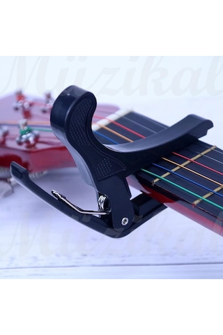 Chroma Metal Gitar Bağlama Saz Kaposu - Capo Kelepçe & S