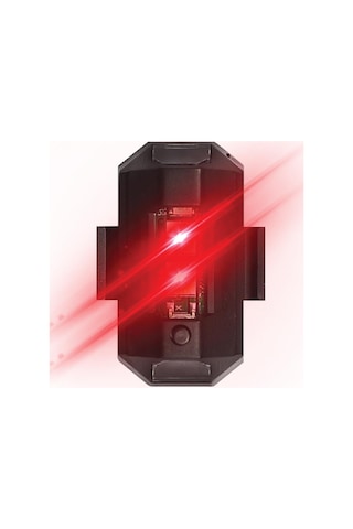 Space24 Spk01 Şarjlı 7 Renkli Led Flaşör Siyah