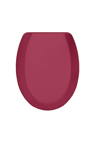Rona Parlak Bordo Tisa ThermoPlast Standart Klozet Kapağı (Alttan Monte) 8691580034473