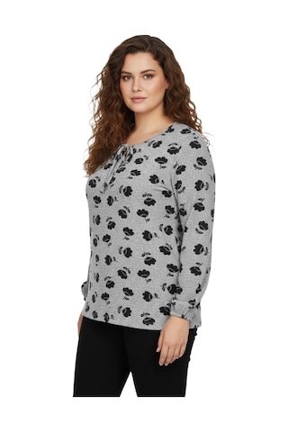 Wearon Kadın Yumoş Yaka Bağcıklı Modelli Bluz Bgl-st05139 Gri