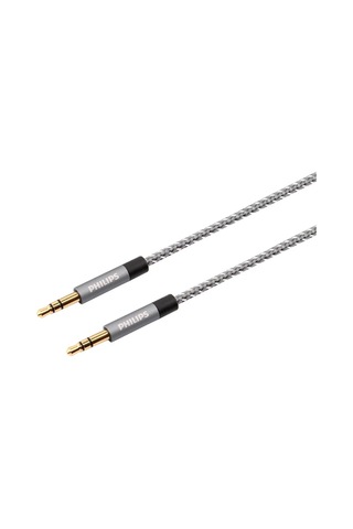 Philips Swr2114b/93 1 Metre Örgülü 3.5mm Jack Aux Ses Kablosu 1mt