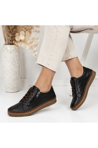 N Napa Shoe Np.8207.siyah Deri Ayakkabı