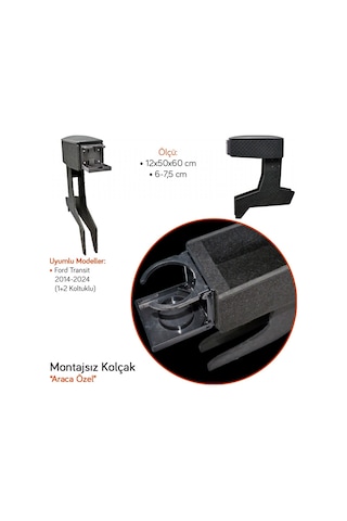 Ford Transit 2014-2024 1+2 Montajsız Kolçak 18