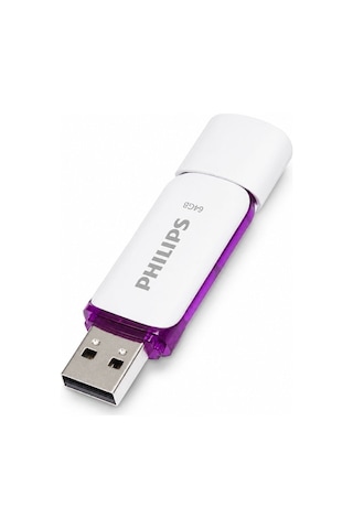 Philips Fm64fd70b/00 Snow Mor/beyaz 64 Gb Usb 2.0 Flash Bellek