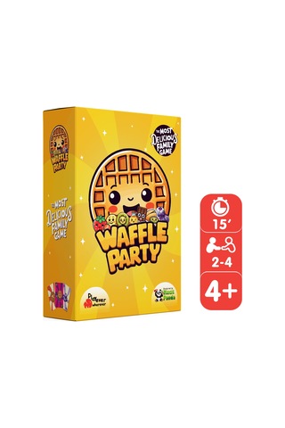 Playever Waffle Party, Dikkat, Görsel Algı Ve Refleks Geliştiren Kart Oyunu 4-7 Yaş