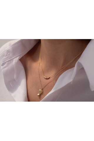 Reis T10344 Humble Necklace Altın
