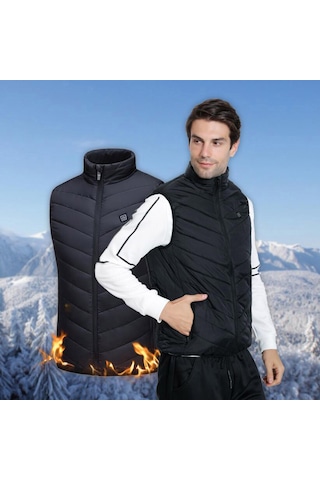 Usb Elektrikli Isıtmalı Termal Şişme Yelek