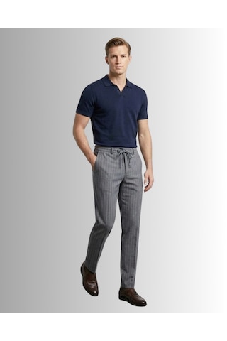 Erkek Jagger Pantolon Klasik Jogger Likralı Erkek Kumaş Pantolon