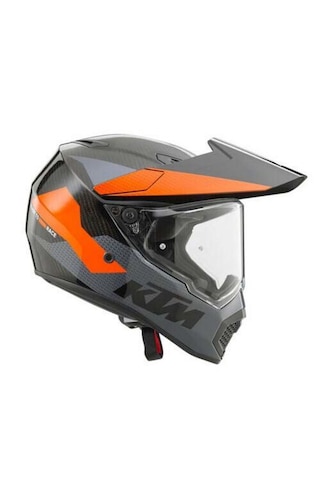 Ktm Ax9 Helmet Karbon Turuncu - Siyah