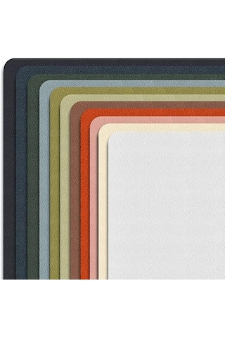 Büyük Doğal Mantar Ve Deri Su Geçirmez Klavye Matı, Ofis/ev/oyun/dekoratif Masa Altlığı Açık Yeşil, 23,6 X 11,8 İnç