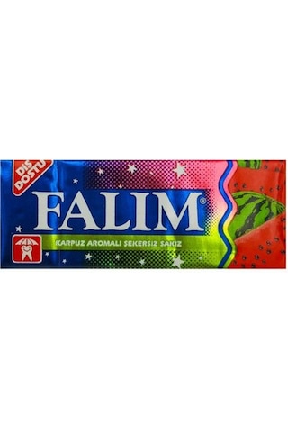 Falım Karpuz Aromalı Şekersiz Sakız 7 G 20 Adet