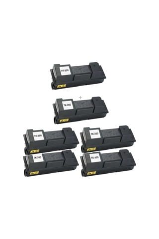Kyocera Tk350 5 + 1 Ekonomik Paket Uyumlu Drum Ünitesi Fs3040 3140 3540 3640 Uyumlu Toner