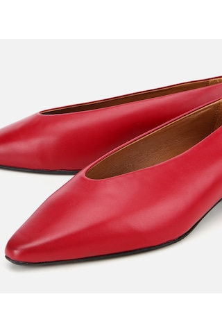 Hotiç Kadın Deri Kırmızı Yumuşak Dokulu Babet 01ayh312460a750 01ayh312460a750 Kırmızı