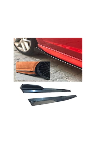 Peugeot 208 2012-2019 Kulaklı Yan Marşpiyel Altı Lip Kısa 86 Cm Piona Black