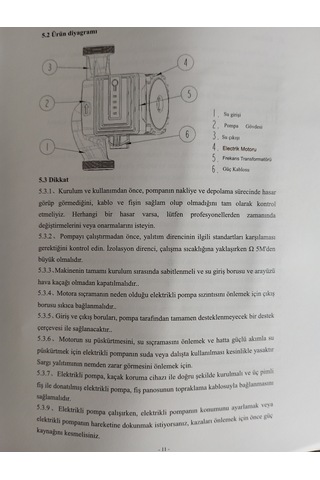 Welko Sirkülasyon Pompası 30-45.000 Kazan İçin Gpa 25-8-ıı Frekans Konvertörlü 8 Mss 4,9 M3/h