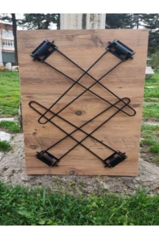 Katlanır Sehpa Ayağı 49 Cm Siyah