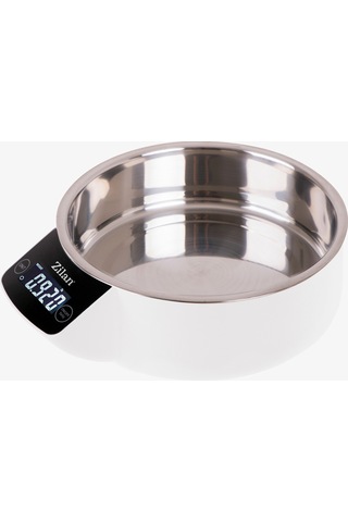 Zln2977 Dijital Mutfak Tartısı Kaseli 5 Kg 1 Gr Hassasiyet Lcd Paslanmaz Çelik Pil Dahil Bej