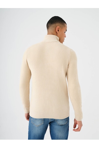 Loft Regular Fit Bej Erkek Kazak Lf2037257 Bej