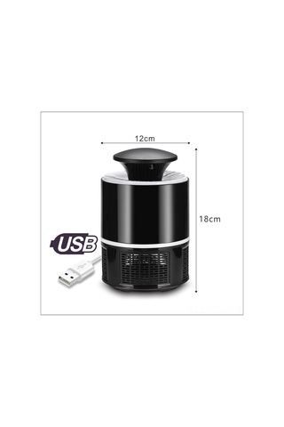 Tenfowee Ev İçin Usb Sessiz 365nm Işık Katalizörü Komar Tutucu, Siyah Tip Evsel Komar Yok Edici Aleti