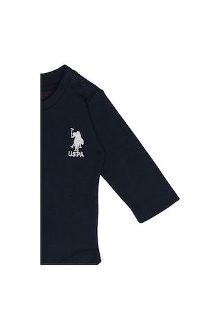 U.S. Polo Assn. Lisanslı Bebek Uzun Kol Body Zıbın Usb1298 Lacivert