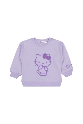 Hello Kitty 2-5 Yaş Sweatshirt Lila