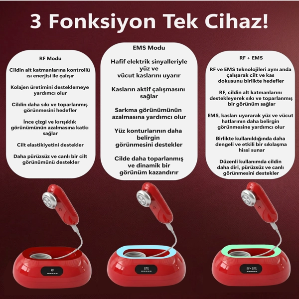 Robx A07 Yeni Nesil Rf Ems Cilt Sıkılaştırıcı Ve Kırışıklık Yüz Ve Vücut Aleti