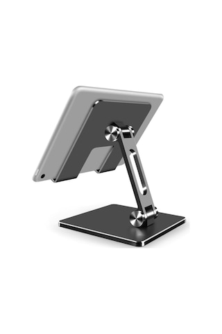 Ally MT134 Alüminyum Masaüstü Ayarlanabilir Tablet Tutucu Gri