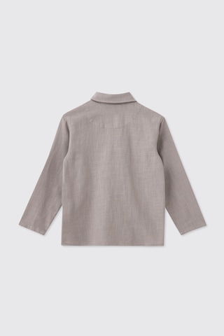 Panço Erkek Çocuk Gri Düğmeli Ceket 2611BK22010